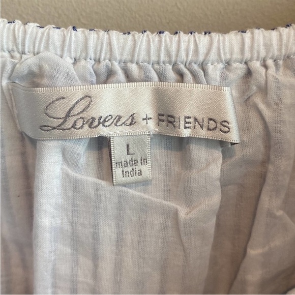 Lovers + Friends Stay Dress Stripe L - Picture 4 of 6